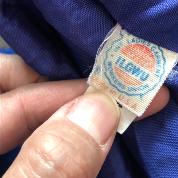 Vintage 80’s wool royal blue blazer - Picture 6 of 6